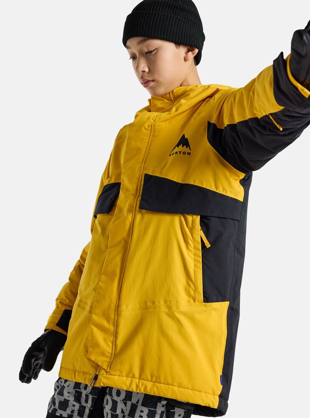 Burton Ascutney 2L Youth Snow Jacket 2025 | Goldenrod/True Black