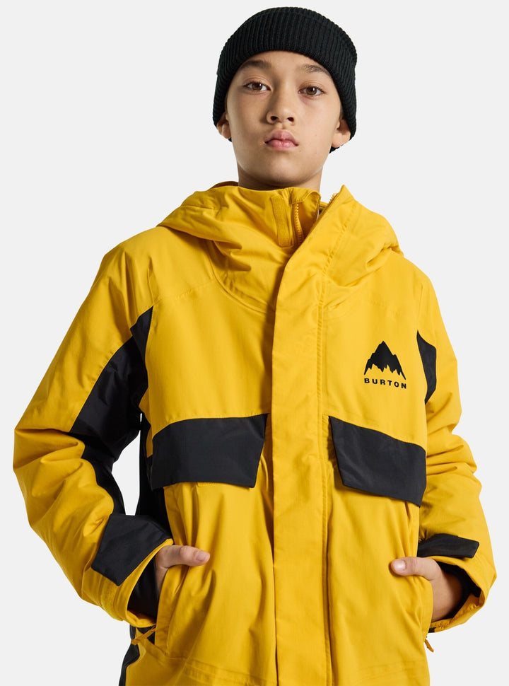 Burton Ascutney 2L Youth Snow Jacket 2025 | Goldenrod/True Black