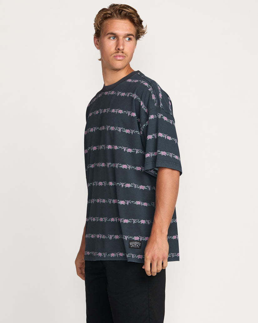 Billabong Raging Bull Stripe Short Sleeve Tee (Men&