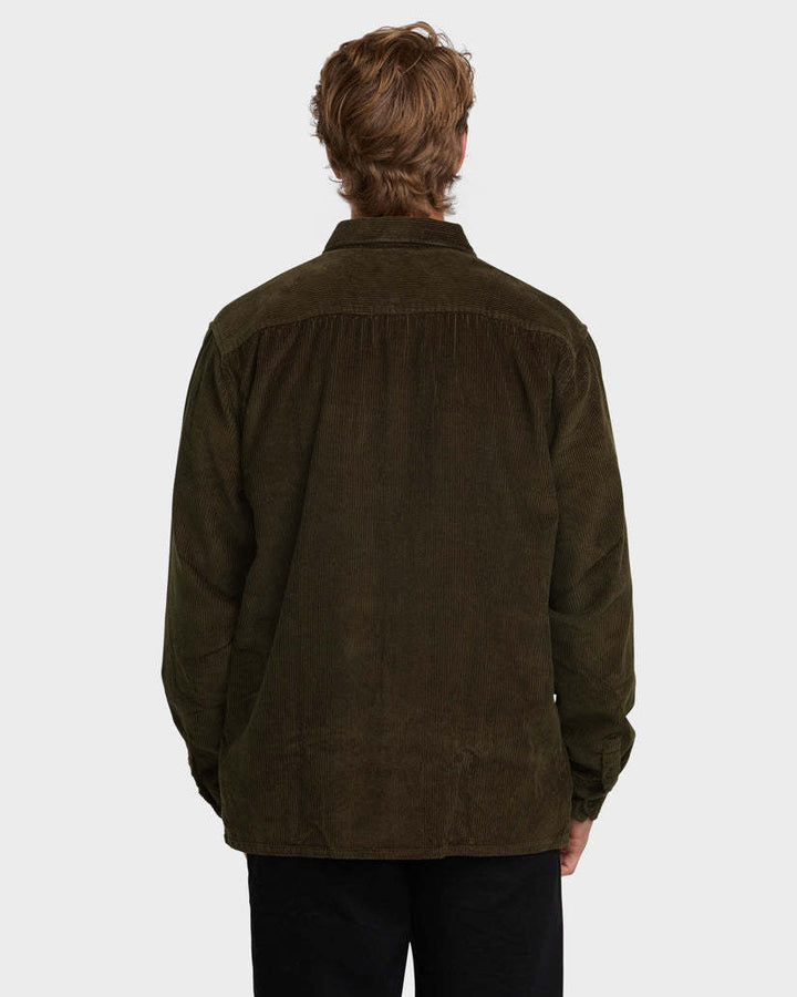 Billabong Bong Days Corduroy Long Sleeve Shirt (Men&