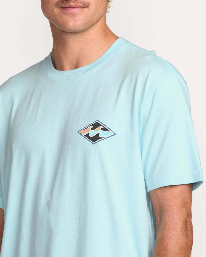 Billabong Crayon Wave Premium Short Sleeve Tee (Men&