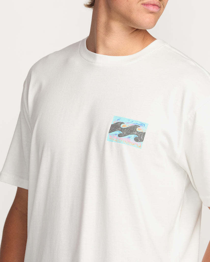 Billabong Crayon Wave Premium Short Sleeve Tee (Men&