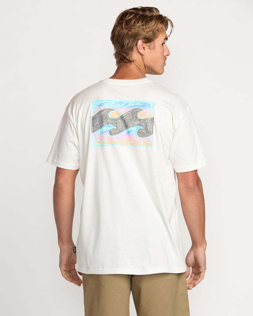 Billabong Crayon Wave Premium Short Sleeve Tee (Men&