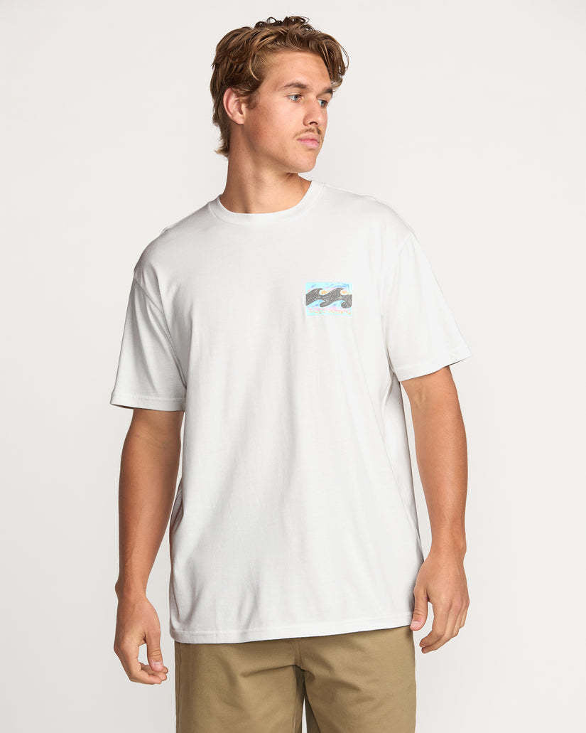 Billabong Crayon Wave Premium Short Sleeve Tee (Men&