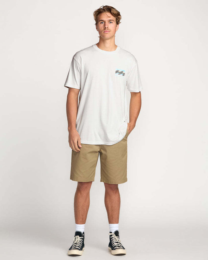 Billabong Crayon Wave Premium Short Sleeve Tee (Men&