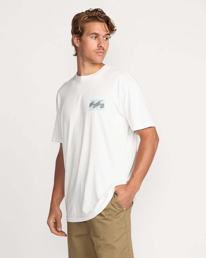 Billabong Crayon Wave Premium Short Sleeve Tee (Men&