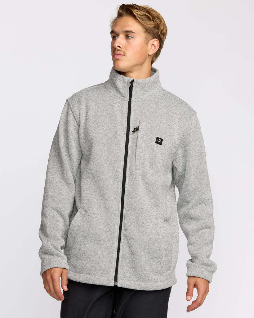 Billabong Boundary Mock Zip (Men's) | Grey Heather
