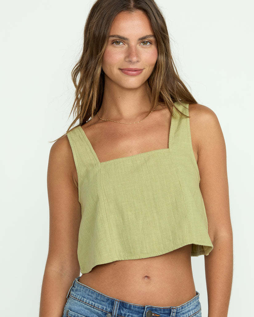 Billabong Open Skies Woven Tank (Women&