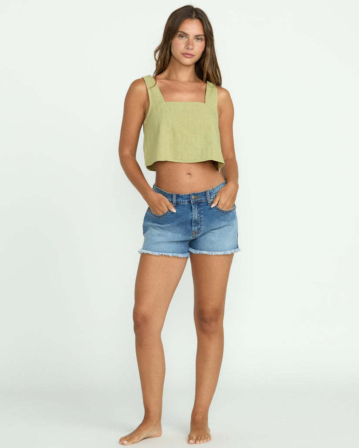 Billabong Open Skies Woven Tank (Women&