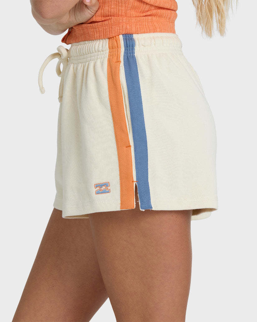 Billabong Classic Feels Fleece Short (Womens) | White Cap