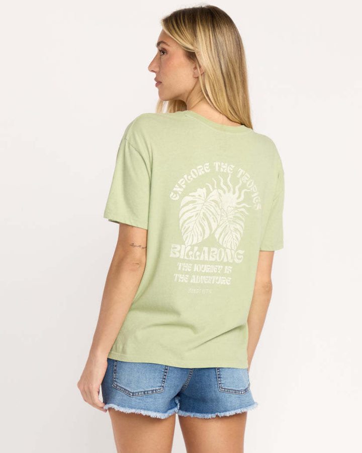 Billabong Paradise Calling Short Sleeve Tee (Women&
