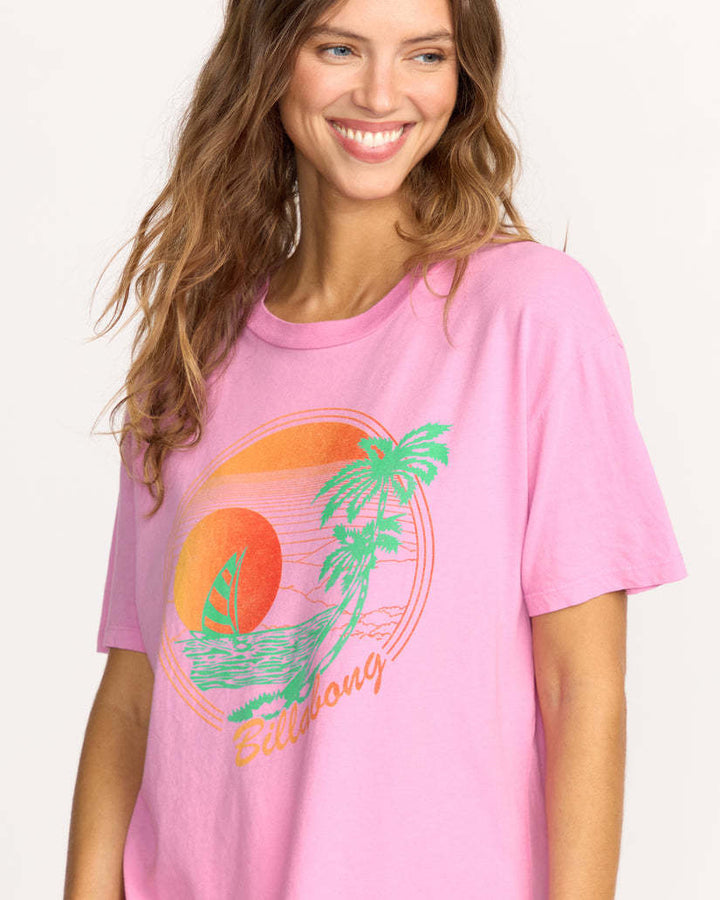 Billabong Bright New Day Short Sleeve Tee (Women&