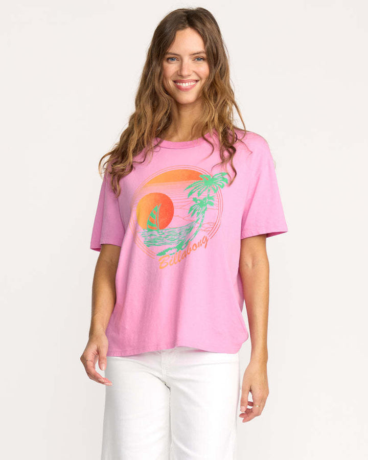 Billabong Bright New Day Short Sleeve Tee (Women&