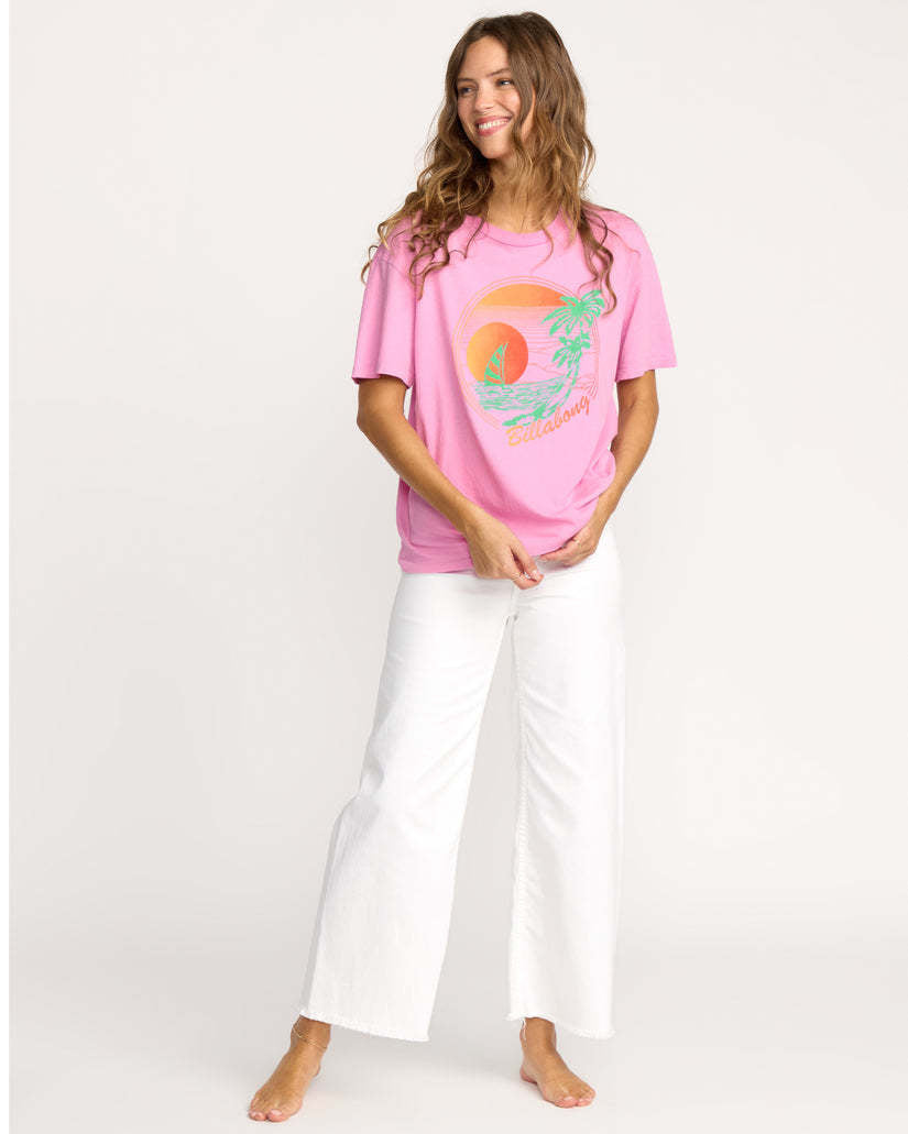 Billabong Bright New Day Short Sleeve Tee (Women&
