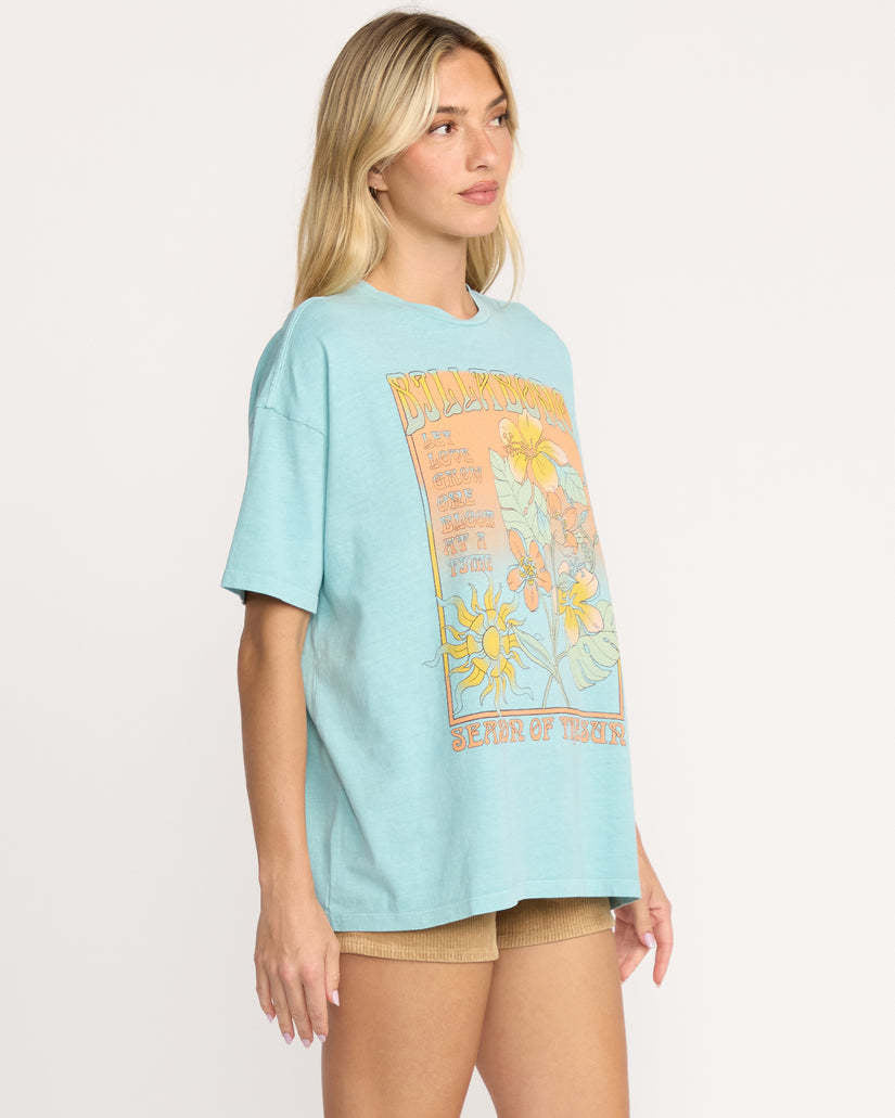 Billabong Daylight Blooms Short Sleeve Tee (Women&