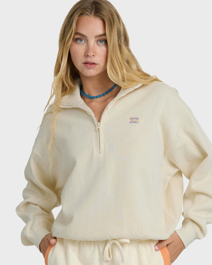 Billabong Classic Feels Half Zip Pullover (Women&