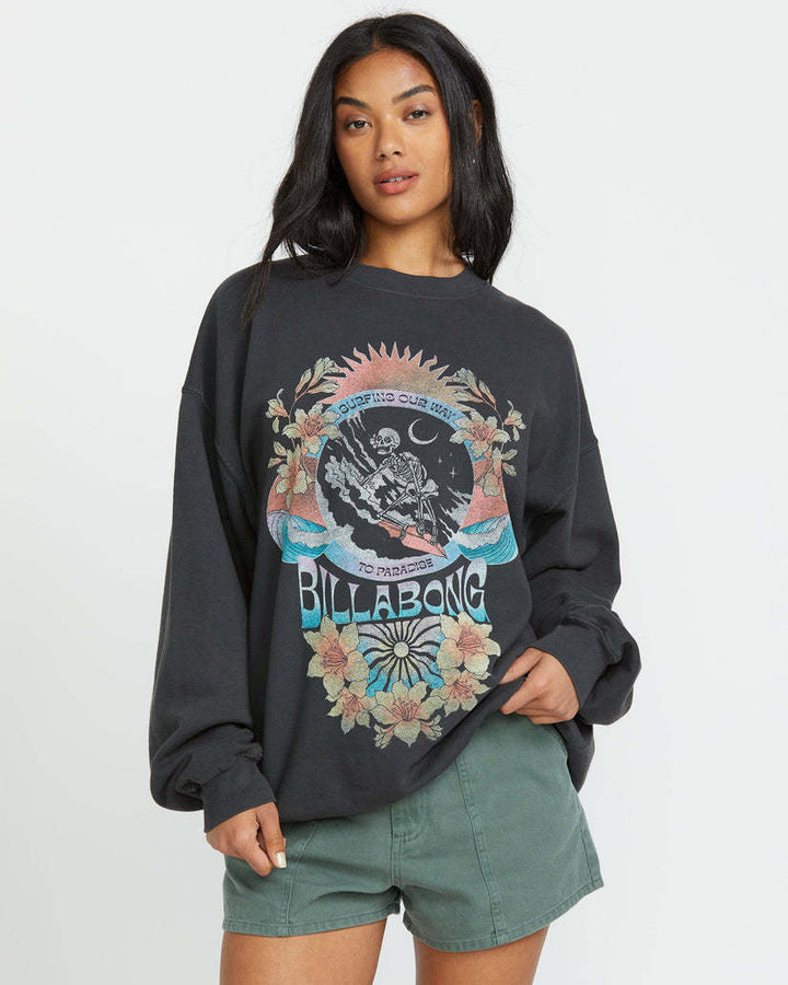 Billabong Ride In Crew Fleece (Women&