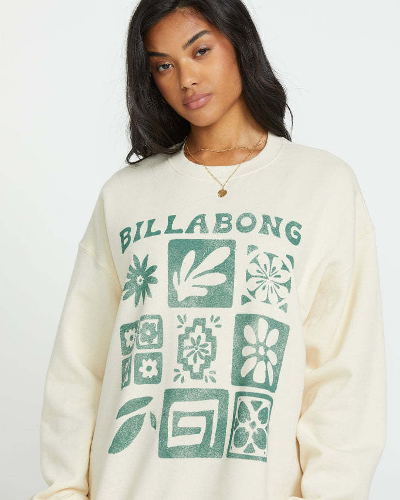 Billabong Ride In Crew Fleece (Women&