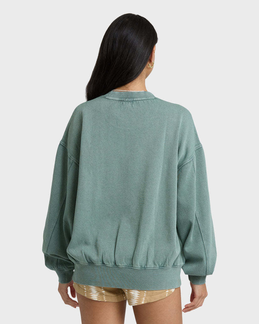 Billabong Bleached Out Kendal Crew Fleece (Women&