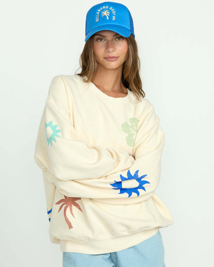 Billabong Water Signs Kendal Crew Fleece (Women&