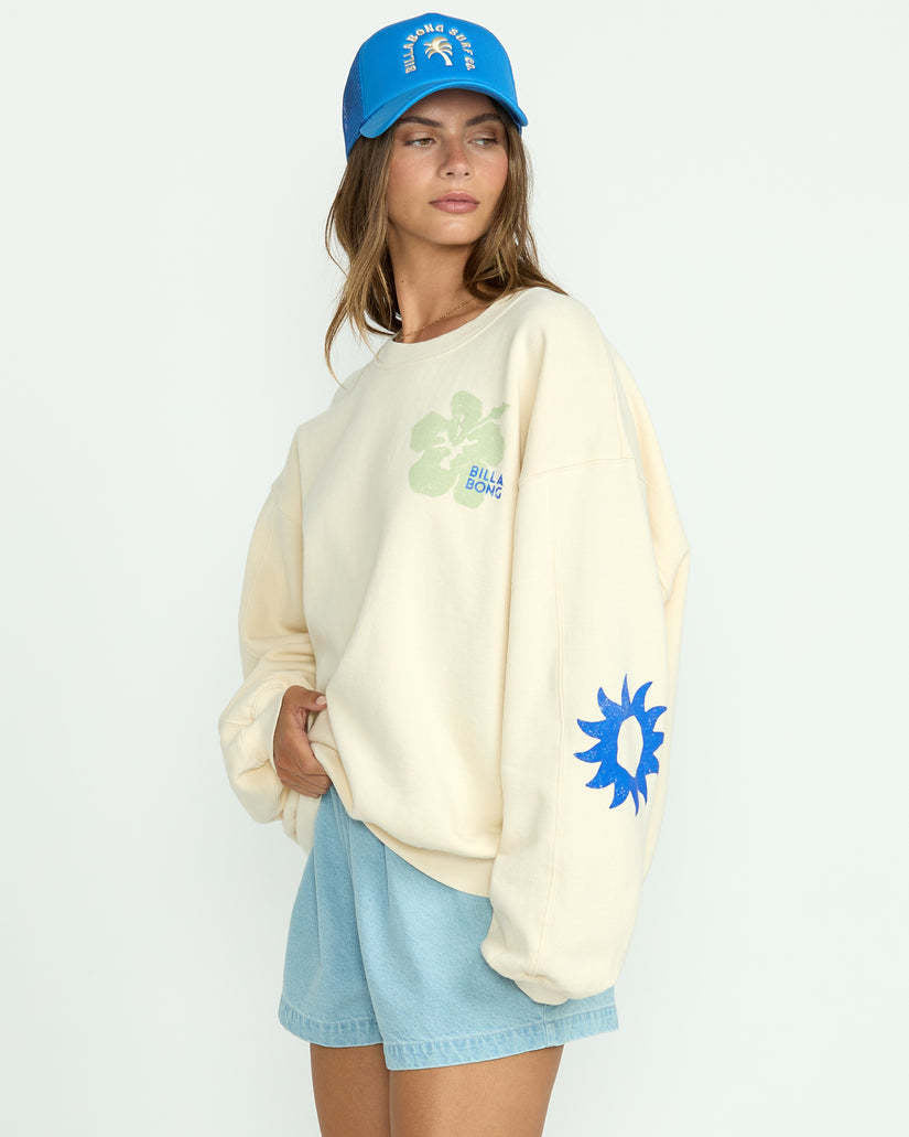 Billabong Water Signs Kendal Crew Fleece (Women&