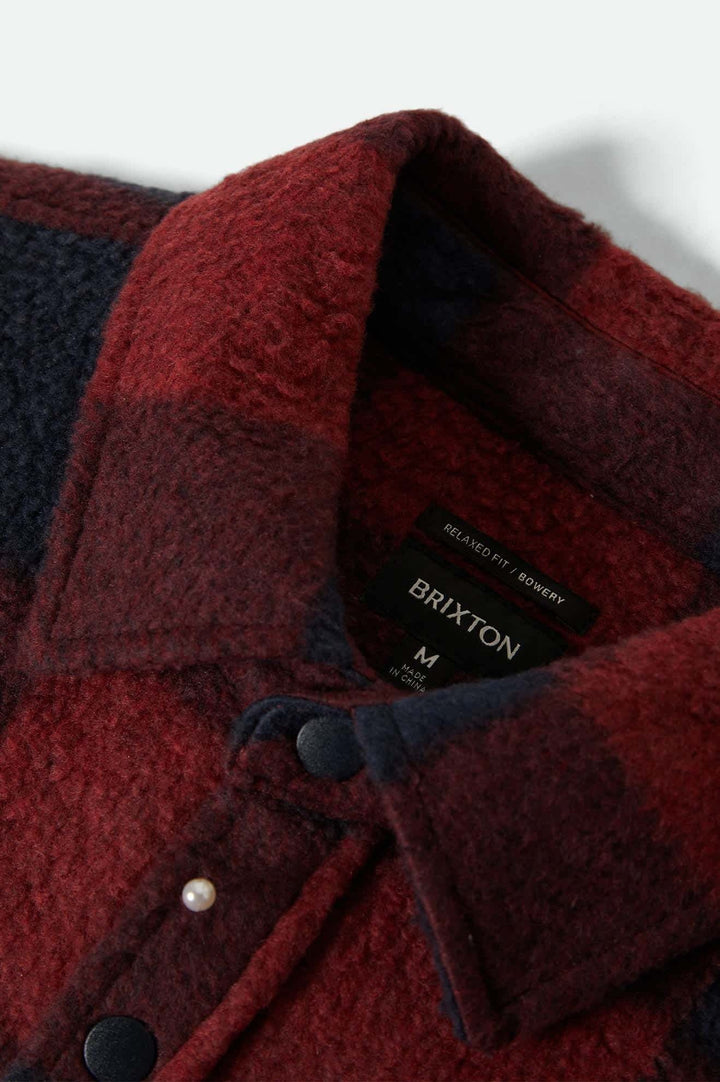 Brixton Bowery Long Sleeve Arctic Stretch (Men&