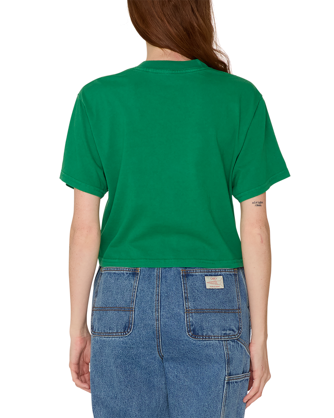 Obey Mystic Powers Of Obey Crop Tee (Women&