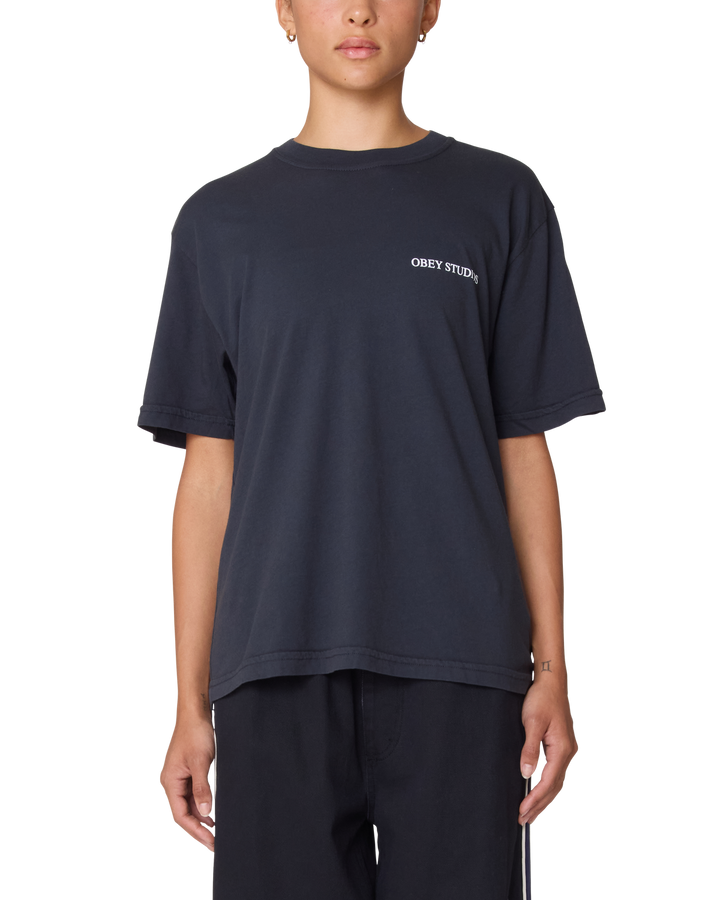 Obey Mix Type City Roll Call Tee (Women&