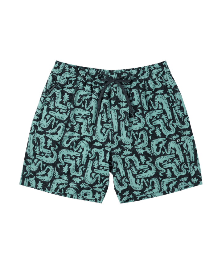 SAXX Sea To Shore 2N1 Volley Short 6" (Mens) | Croc Rock-Ebony