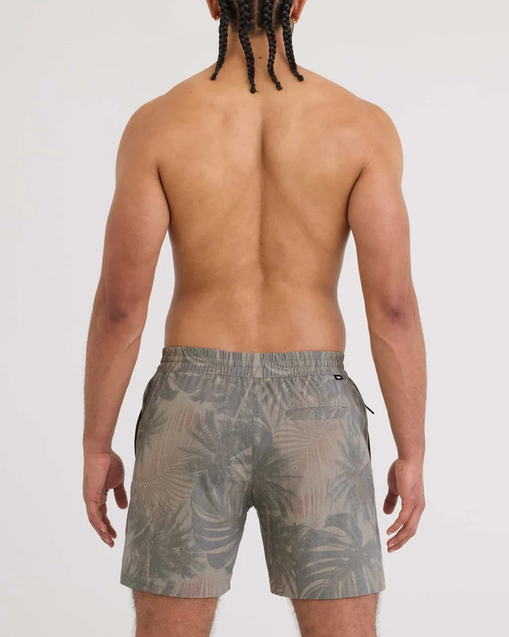 SAXX Sea To Shore 2N1 Volley Short 6" (Mens) | Palm Canopy-Khaki