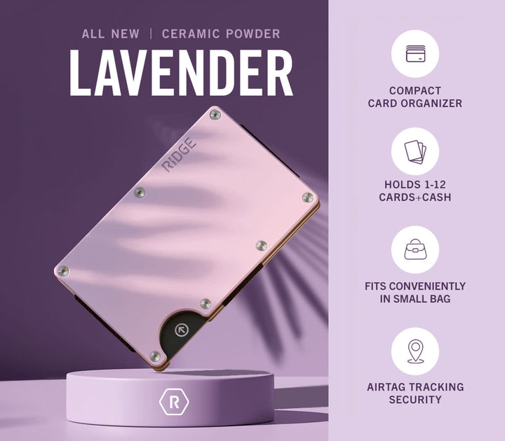 Ridge Aluminum - Cash Strap | Lavender