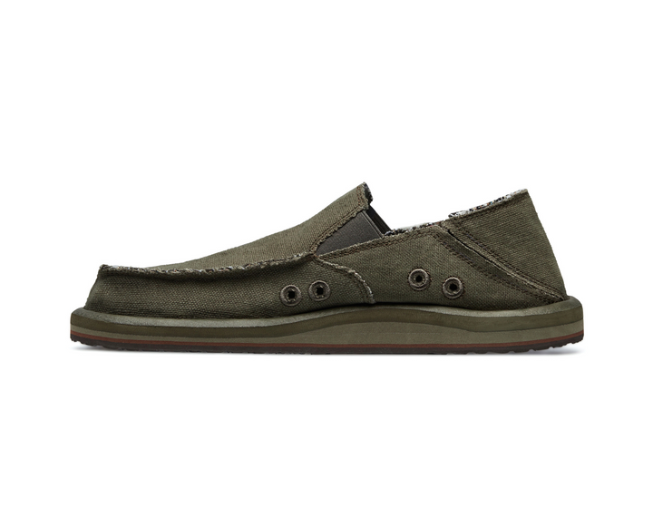Sanuk Donny Hemp (Mens) | Army