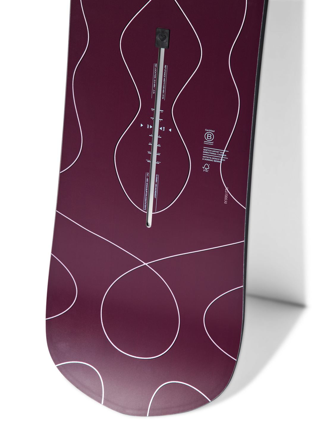 Burton Family Tree Sketch Artist Camber Snowboard | Wind