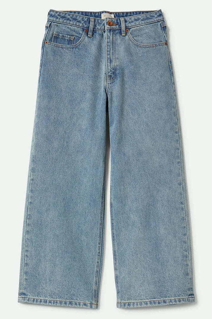 Brixton Margo Cropped 5 Pocket Pant (Womens) | Light Denim