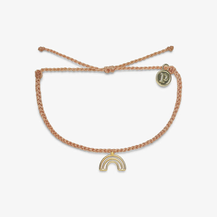 Pura Vida Chasing Rainbows Gold Charm Bracelet | Almond