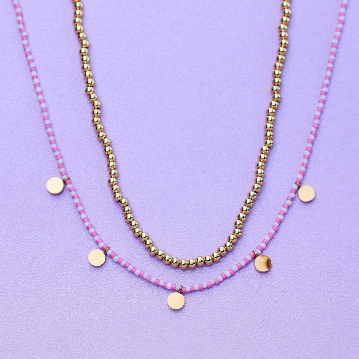 Pura Vida Cabana Necklace Set | Gold