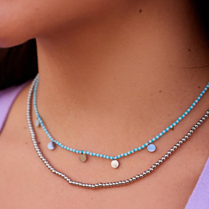 Pura Vida Cabana Necklace Set | Silver
