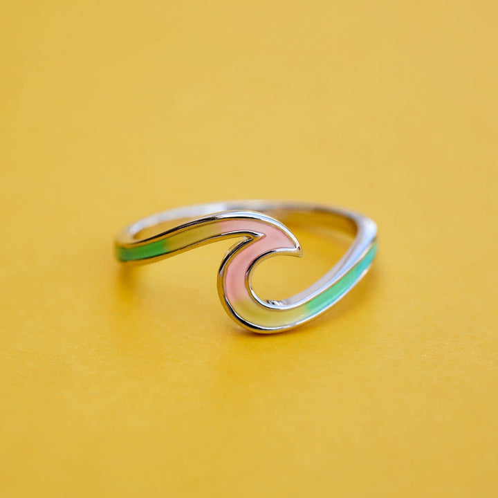 Pura Vida Tie Dye Wave Ring | Silver