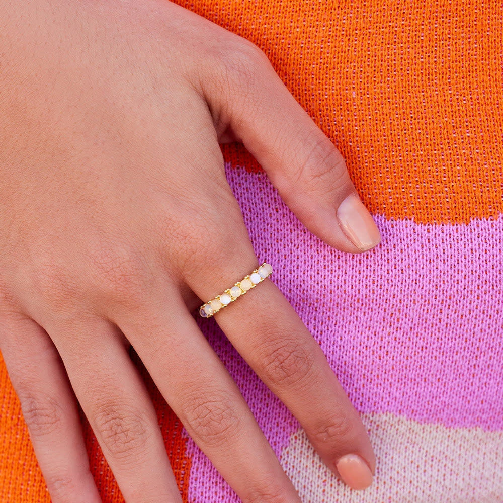 Pura Vida Ombre Stone Ring | Gold