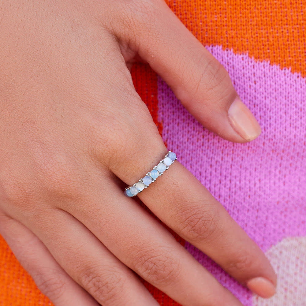 Pura Vida Ombre Stone Ring | Silver