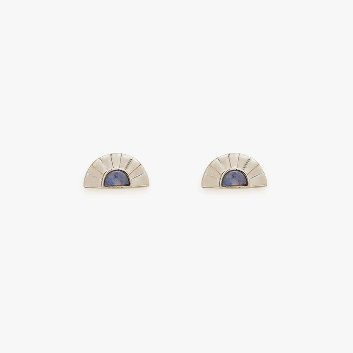 Pura Vida Pacifica Stud Earrings | Silver