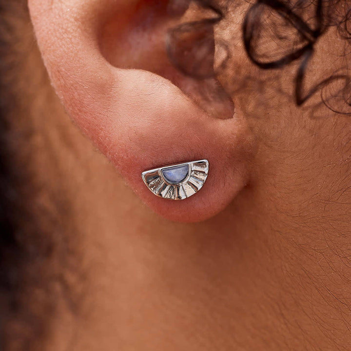 Pura Vida Pacifica Stud Earrings | Silver