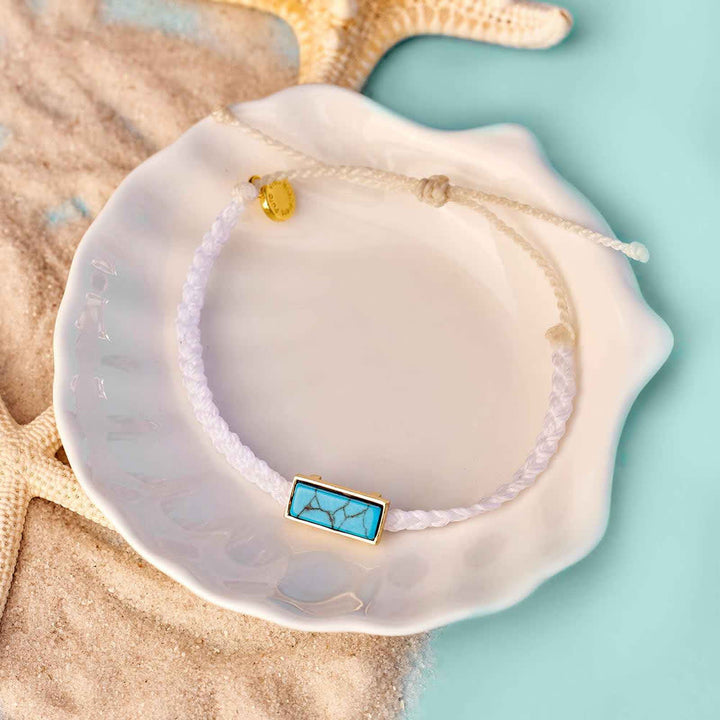 Pura Vida Tulum Gold Charm Bracelet | Natural