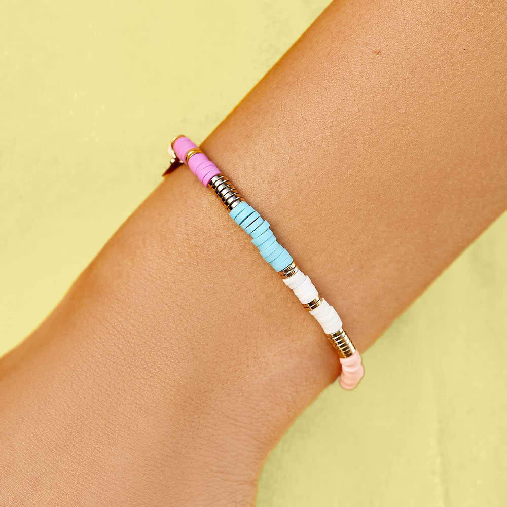 Pura Vida Sunset Stretch Bracelet | Gold