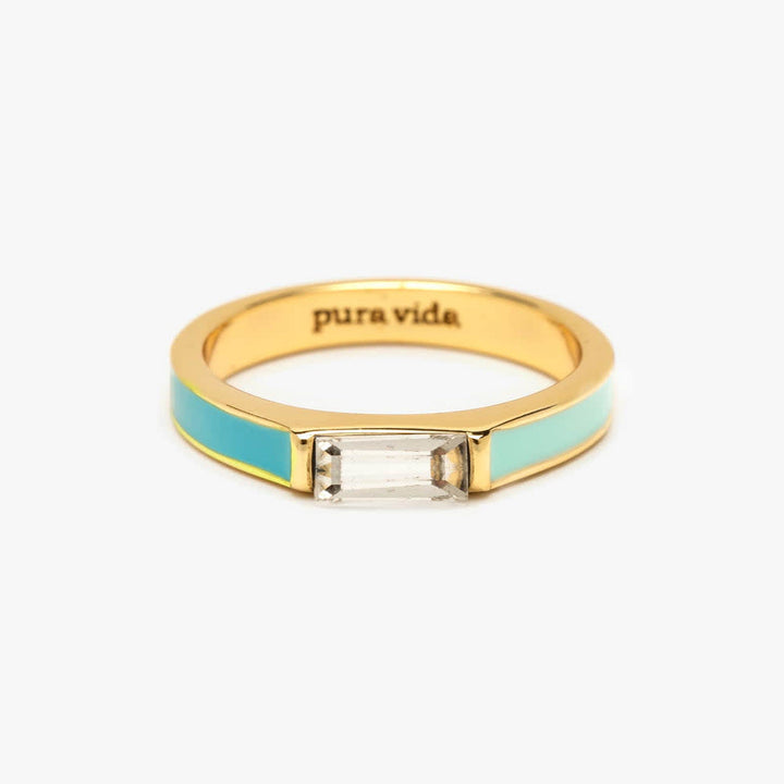 Pura Vida Miami Beach Two-Tone Ring | Gold