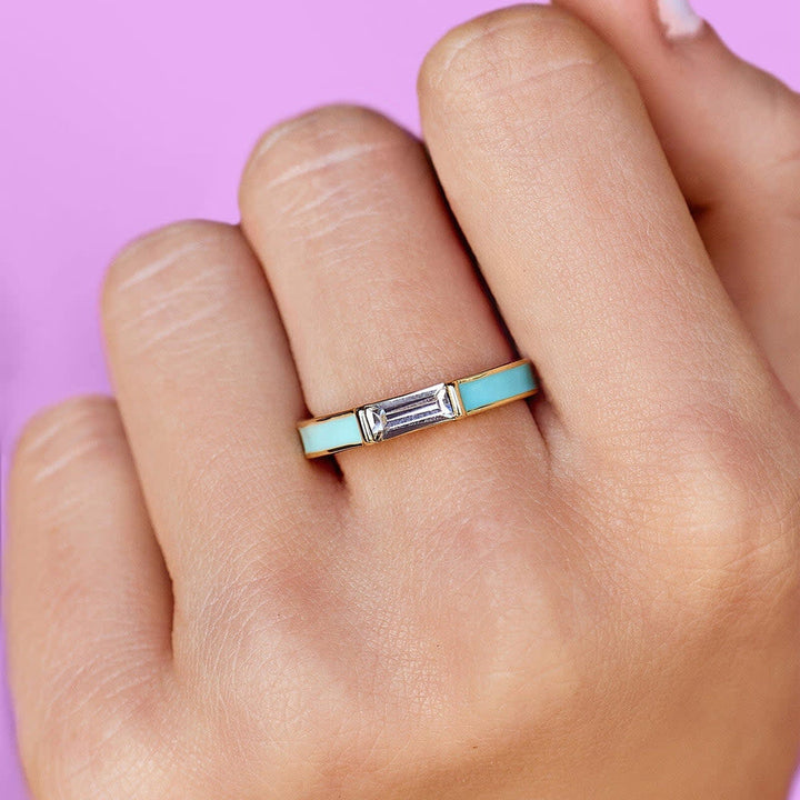 Pura Vida Miami Beach Two-Tone Ring | Gold