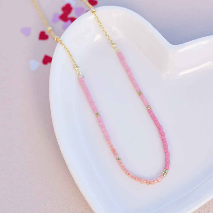 Pura Vida True Love Seed Bead Choker | Gold