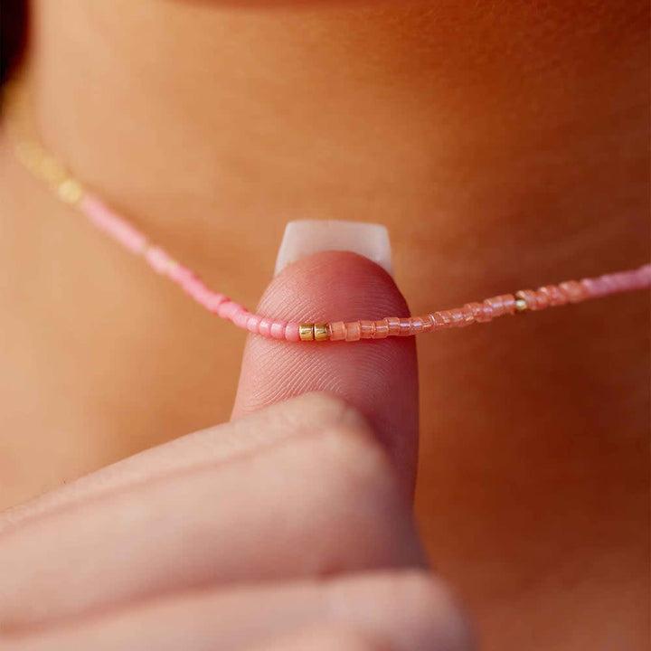 Pura Vida True Love Seed Bead Choker | Gold