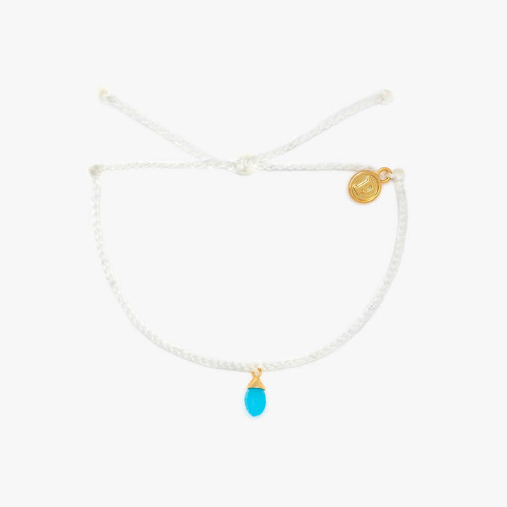 Pura Vida Water Drop Charm Bracelet | Natural