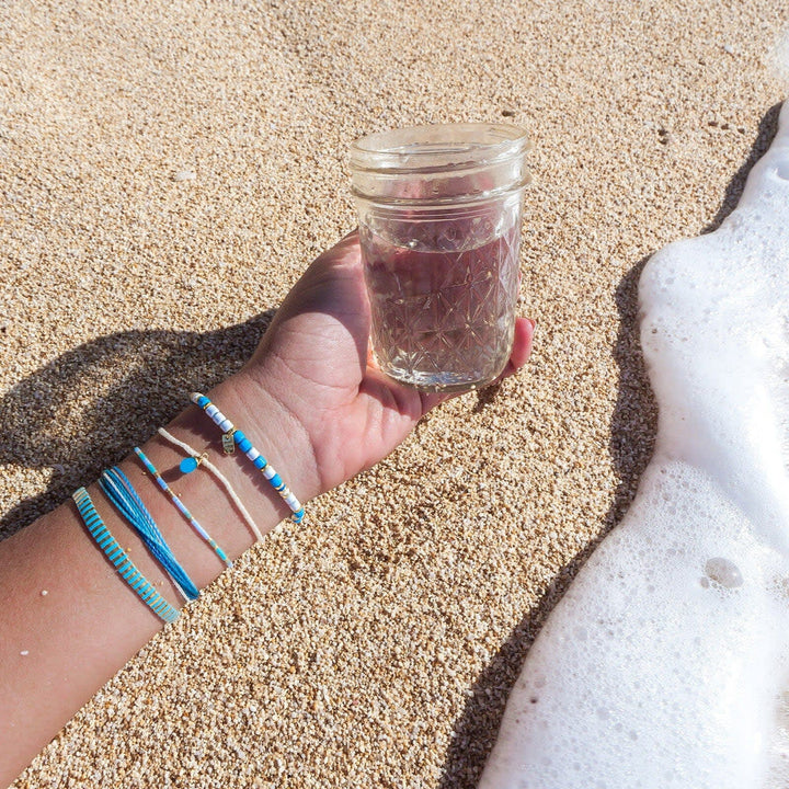 Pura Vida Water Drop Charm Bracelet | Natural